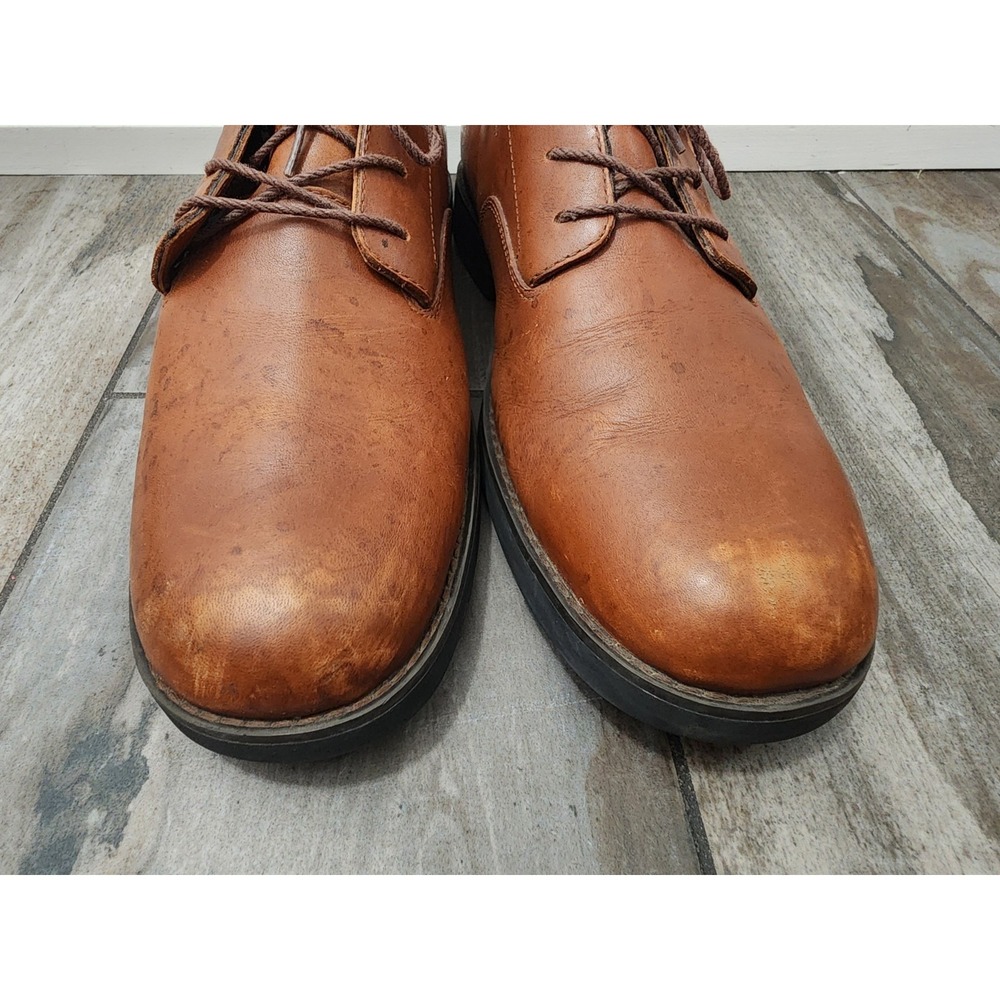 Timberland GSR Metro Brown Leather Oxford Waterproof Vibram Shoes 9M 78531 - Picture 2 of 9